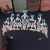 Import BELLEWORLD ins H1179 women wedding hair accessories pink retro bride crystal crowns tiara 6 colors bridal crown tiaras wedding from China