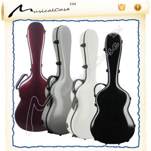 best musical instruments custom high quality carbon fabric guitar flight case &amp; 39/40/41/42inches, oem for colorful guitar case