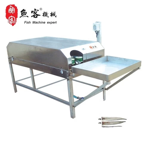 Best Quality Promotional Belly Cutting With Center Bone Removing Machine High Precision Fish Fillet Machine for fish market