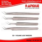 Best Quality Rust Free Eyelash Extension Tweezers Stainless Steel Beautiful Color Printed Cosmetic Eyebrow Tweezers