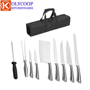 Best sell quality 10pcs Kitchen Knife Set with bag
