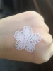 best selling eco-friendly high quality white henna &amp; lace tattoo sticker