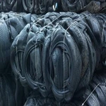 BHN1049D1505 Recycled Rubber Tyres Bales & Shred Scrap 300 MT scrap for sale scrap tyres