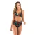 Import Black fruit pattern brazilian bikini beachwear 2 piece high waist swimsuits for women from China