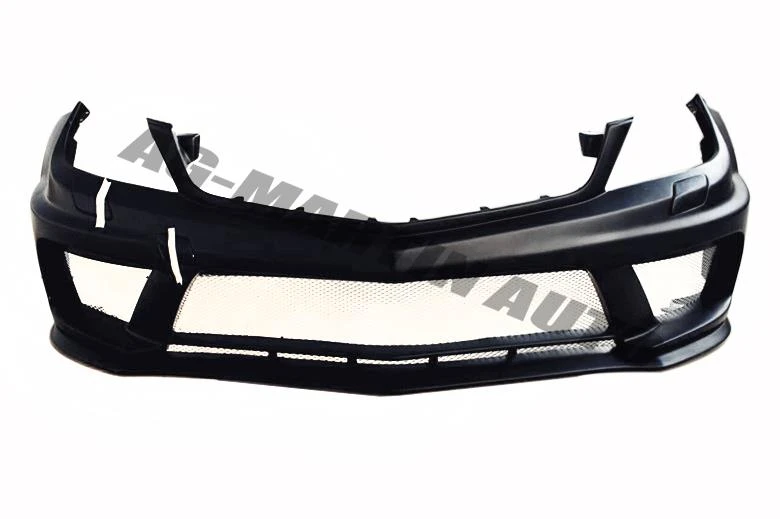 Black series type car front bumper side skirts fenders rear bumper conversion body kit for Mercedes Benz C class W204
