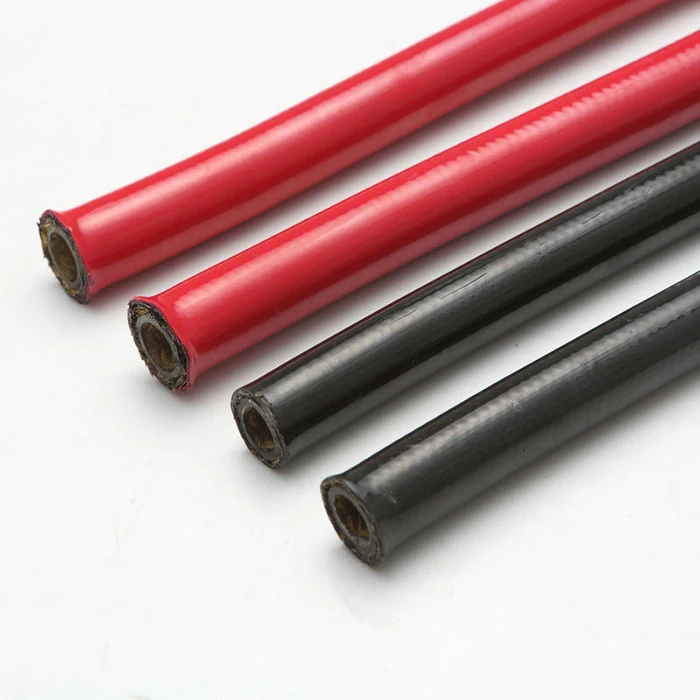 Black silicone rubber hose tube rubber tube GB/T 3683 Standard braided hose