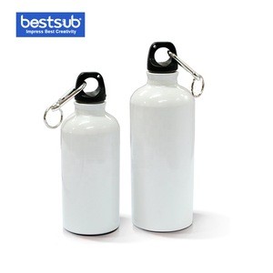 BLH3-2 500ml Metal White Sublimation Aluminum Sports Travel  Water Bottle