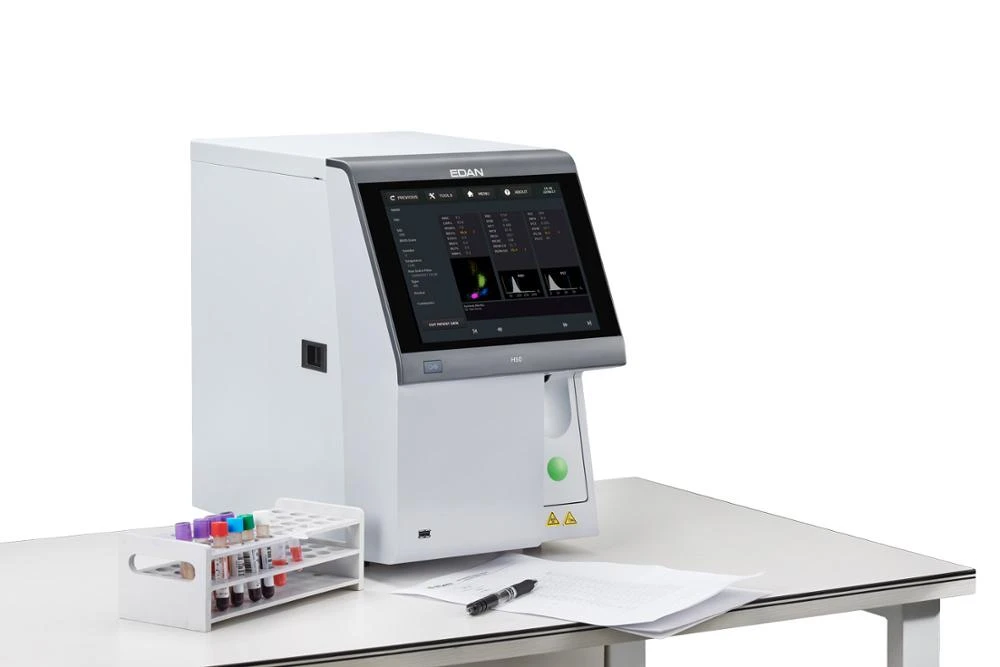 Blood test machine fully automated 5-part hematology analyzer EDAN H50