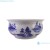 Import Blue and White Landscape Pattern Chinese Parasol Tree Pattern Ceramic Shallow Fish Tank Ceramic Flower Pot from China