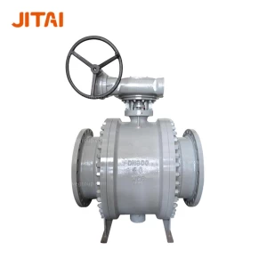 Bolted Bonnet Carbon Steel Flanged Connection Heavy Duty 3 PC Ball Valve
