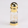 Boming Wholesale Attar 3ml 6ml 12ml crystal glass polished Arabian perfume bottle with customize logo engraved