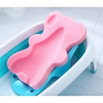 BONNO New Product Soft Infant Bath Sponge Skid Proof Baby Bath Mat Newborn Odorless