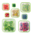 Import BPA Fee  8 IN 1 Square Shape Plastic Fruit Container Stackable Microwave Food Storage Container from China