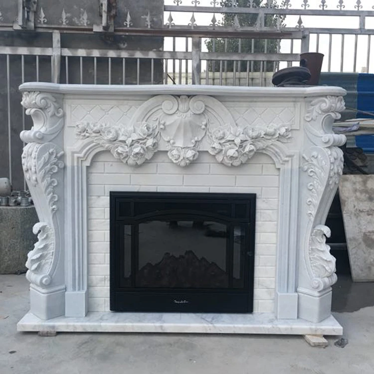 Brand new arched stone fireplace carving with Best Price