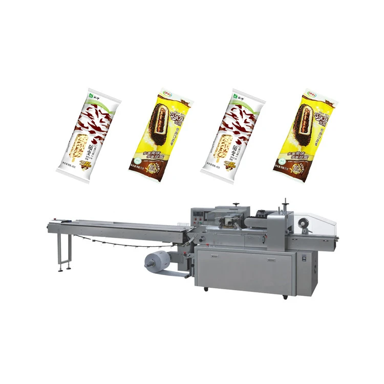 Bread Sweet Chocolate Mini Biscuit Bakery Pillow Plastic Big Bags Automatic Frozen Food Packing Packaging Machine Price