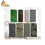 Brick Exterior Wall Panel PU Foam Insulated Decorative Metal Siding  PU Exterior Wall Panel