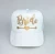 Import Bride truckers  bride Tribe gold letter Arrow hats bridesmaid gift bachelor party Beach summer style Hat Cap drop shipping from China