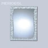 Bright antique wall mounted marble mirror frame decorative bath mirrors