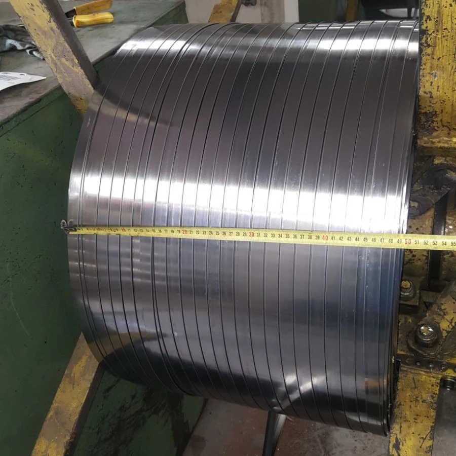 bright spangle galvanized steel strip/gi slit coil