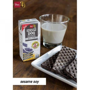 BSC Soy Milk With Sesame, Nata de Coco &   Basil