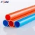 Import Bulk Cheap Price 2.5 Inch Waterproof Red Plastic PVC Decorative Electrical Conduit Pipe and Fittings from China