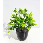 Bunch of Artificial Fake Plastic Green Long Leaves bracketplant Grass Plant Home Bonsai