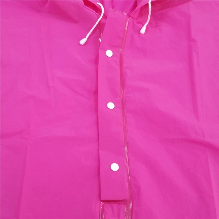 can be customized  PEVA colourful rain poncho raincoat