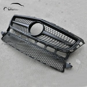 Car styling car decorative mesh grille auto car front bumper grille for Mercedes 2012-2014 CLS CLASS W218