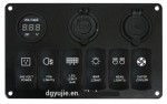 Car USB Charger Socket and Panel &amp; Switch Panel with Power Socket
