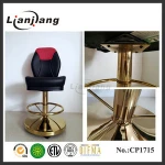 casino lockable high bar chair with wheel