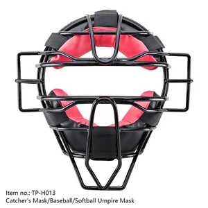 Catcher&#39;s Mask Metal Wire Baseball/Softball Umpire Mask TP-H012