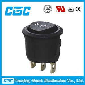 CGC KCD1-103-5 CE certificate round rocker switch