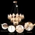 Import Chandelier-Lamp Shape Modern Led Chandelier Metal Cover All Kind Of Stainless Steel Glass Chandeliers from China