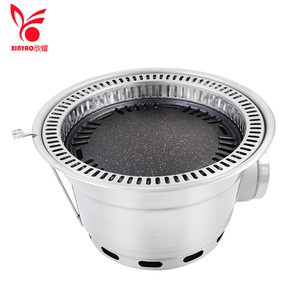 Charcoal barbecue stove smoke exhaust charcoal barbecue rack Korean commercial carbon barbecue restaurant bbq+grills
