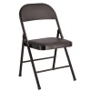 Cheap Attractive Foldable Leather Metal Dining Chair