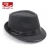 Import cheap factory classic unisex warm formal bowknot wool fedora hard hat from China