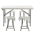 Import Cheap Folding Table Cheap White HDPE Plastic 4FT Outdoor Portable Folding Table from China