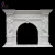 Import Cheap Hand Carved French Style Marble Fireplace from China