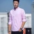 Import cheap men&#39;s Oxford solid color shirts Long Sleeve round bottom casual Shirts men&#39;s oxford shirt from China