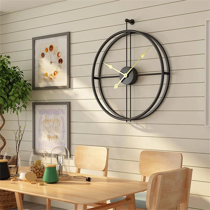 Cheap Price Round Shape Silent Movement Quartz Simple Design Home Decorative Wall Clock