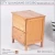 Import cheap sale hotel vintage/modern bamboo wooden corner nightstands from China