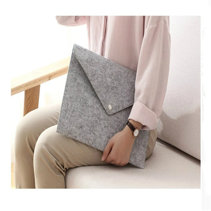 Chemical Felt Durable Briefcase Document Bag Paper File Folders Stationery Store School Office Supplies File Folder