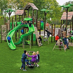 Children Outdoor playground safety artificial turf  carpet for outside garden