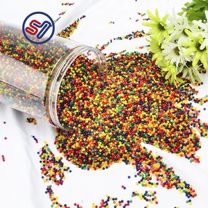 Children toy Factory Gel Beads Crystal Soil for Kid Toy Vas Filler Home Decoration DIY Water beads Biodegradable
