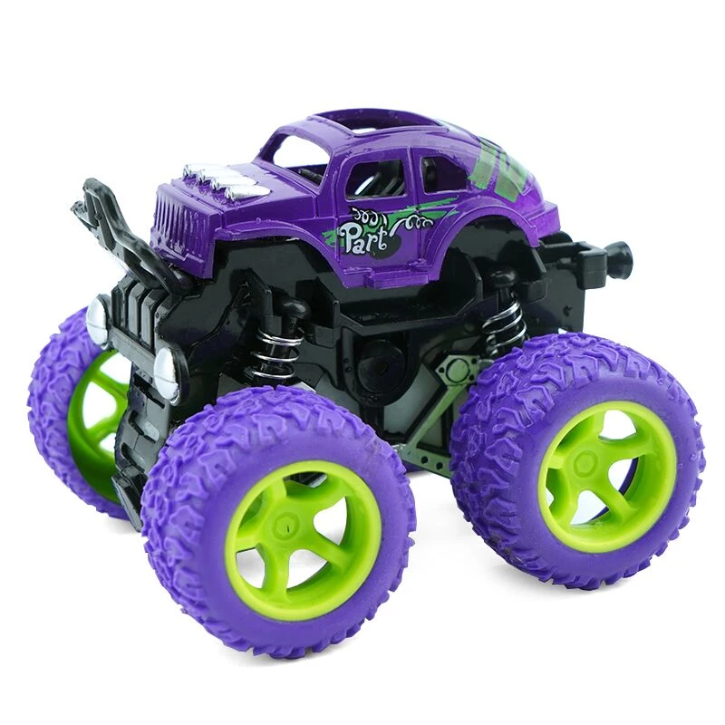 Childrens inertia plastic four wheel cross country driving toy friction toy car