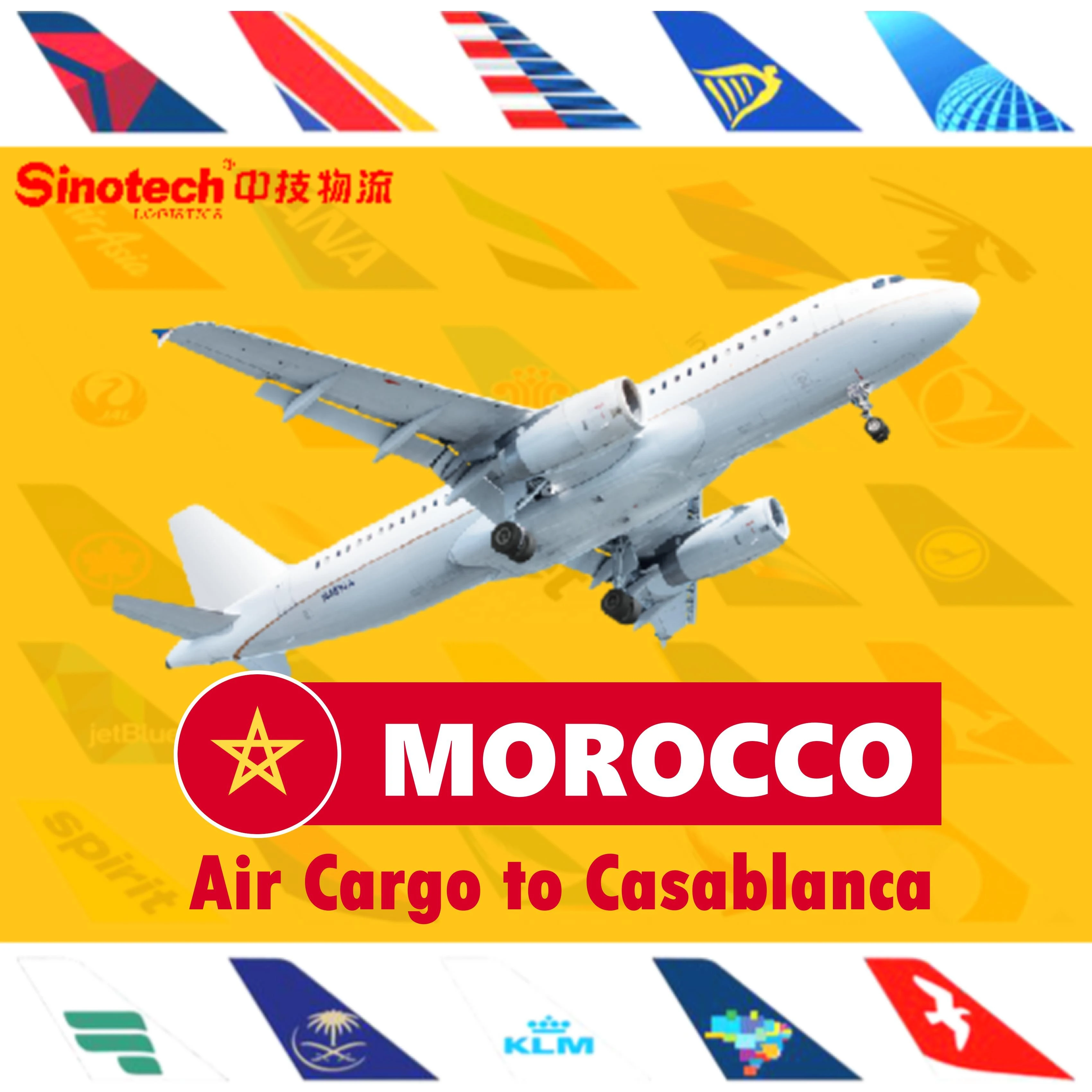 China air shipping freight forwarder air cargo to Casablanca Morocco