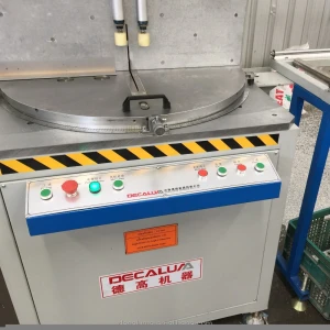 China DECALUMA Company Supply Single Head Cutting Saw Aluminum Window Machine