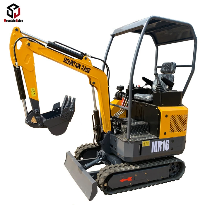 China Excavator Factory MR16 1.2ton 1.6ton Mini Excavators for sale