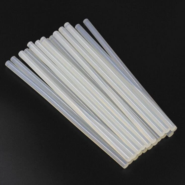 china famous renhe brands transparent  11mm eva hotmelt adhesive tube gun 7mm hot melt glue stick
