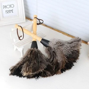 Lambskin Feather Duster Premium Black Ostrich - 13 Overall